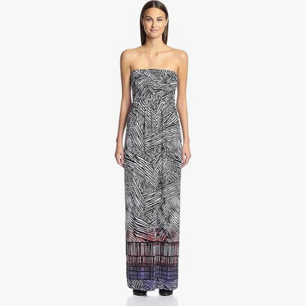Tart Delancey Strapless Maxi Dress, Palm Ombre
